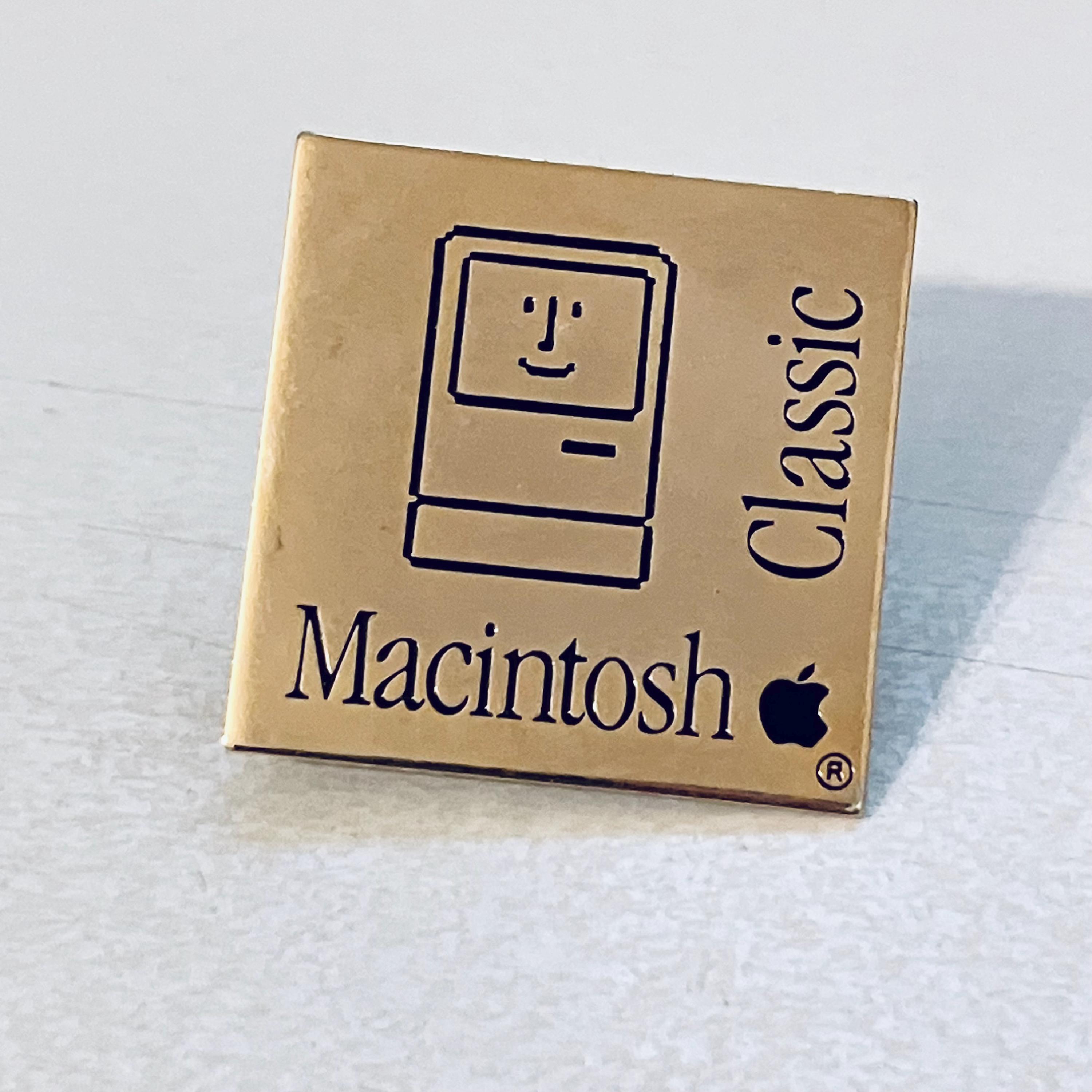 Vintage Rare MACINTOSH APPLE Computer Lapel Pin, Enamel Pin