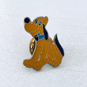 Vintage PLUTO Lapel Pin, Enamel Pin, Pinback, Hat Pin, Disney, Dogs, Mickey Mouse, Donald Duck, Minnie