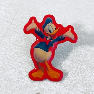 Rare Vintage DONALD DUCK Lapel Pin, Enamel Pin, Pinback, Hat Pin, Disney, Mickey Mouse, Goofy, Pluto, Minnie
