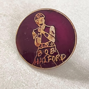 Vintage JUDAS PRIEST Rob Halford Lapel Pin, Enamel, Hat, Pinback, rock n roll, Black Sabbath, Metallica, Iron Maiden, NWOBHM