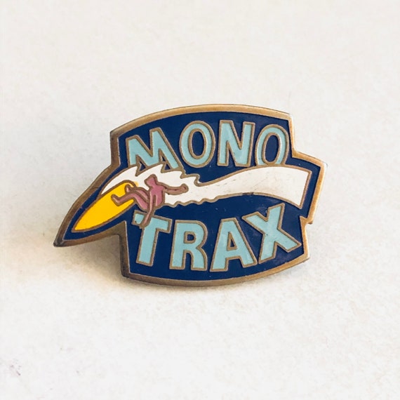 Vintage MONO TRAX Surfing Logo Lapel Pin, Hat Pin,