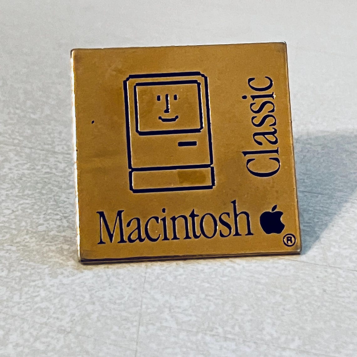 Vintage Rare MACINTOSH APPLE Computer Lapel Pin, Enamel Pin, Pinback ...