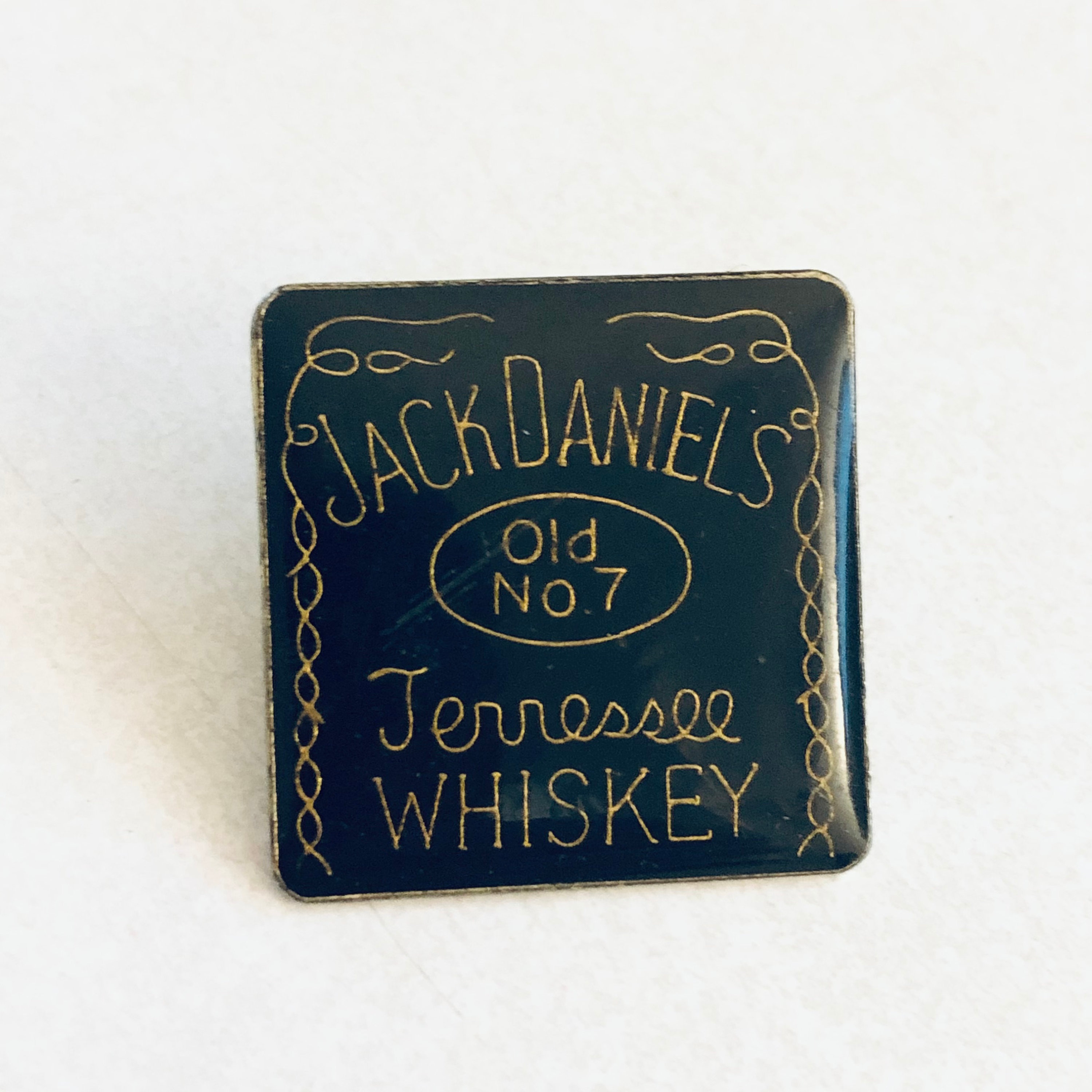 Jack Daniels Combine Shipping! Enamel Lapel Pin Pinback 3/4" 