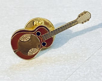 Vintage RESONATOR Steel Guitar Pin, Enamel Pin, Lapel, Hat, Pinback, Heavy Metal, Rockabilly, rock n roll, Rogue Classic Spider, Bluegrass
