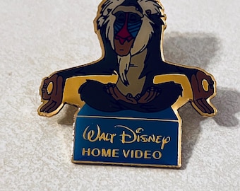 Rare LION KING RAFIKI Lapel Pin, Enamel Pinback, Hat, Disney Home Video, Timon, Simba,, 90s