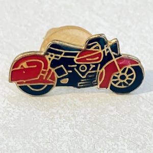 Vintage LOW RIDER Motorcycle Lapel Pin, Enamel Pin, Pin back, Hat Pin, 70s, Playboy, Biker, Easy Rider, Americana, Harley Davidson