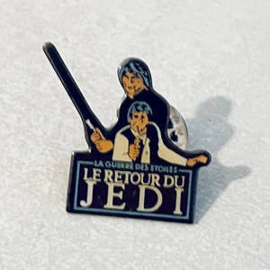 Vintage Rare RETURN of THE JEDI French Lapel Pin, Enamel Pin, Pinback, Hat Pin, 80s, Sci-Fi, Star Wars, Empire Strikes Back, Han Solo