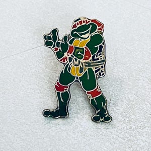 Vintage Michelangelo Daumen hoch Teenage Mutant Ninja Turtle Anstecknadel, Emaille-Pin, Hut, 80er, 90er, Sonic, Simpsons, X-Men, Spiderman