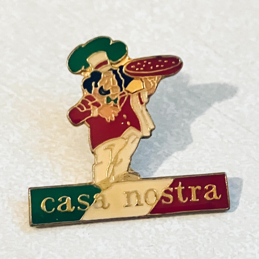Chef Pin Vintage PIZZA CHEF Lapel Pin, Enamel Pin, Pinback, Hat Pin, 80s ...
