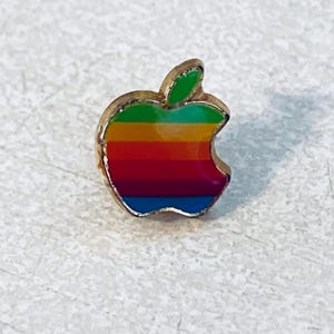 Apple Logo Pin - Etsy