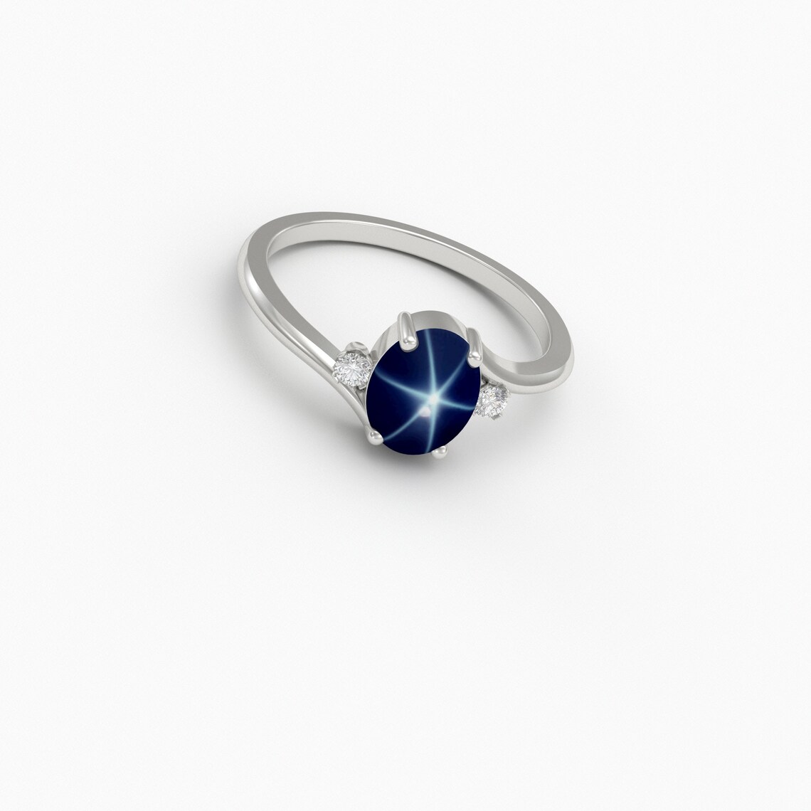 blue star sapphire ring blue star sapphire ring