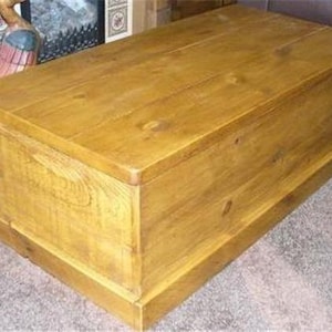 Rustic plank Furniture NEW Real Solid Wood Blanket Box Toy box Chest Seat Bedding Box Rustic Plank Sawn Pine Indigo Furniture rustic pine 画像 1