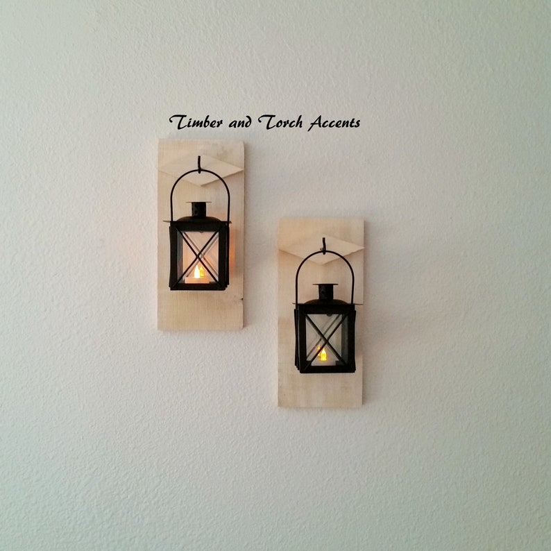 Rustic Wall Sconce Wall Sconce Primitive Country Decor Etsy