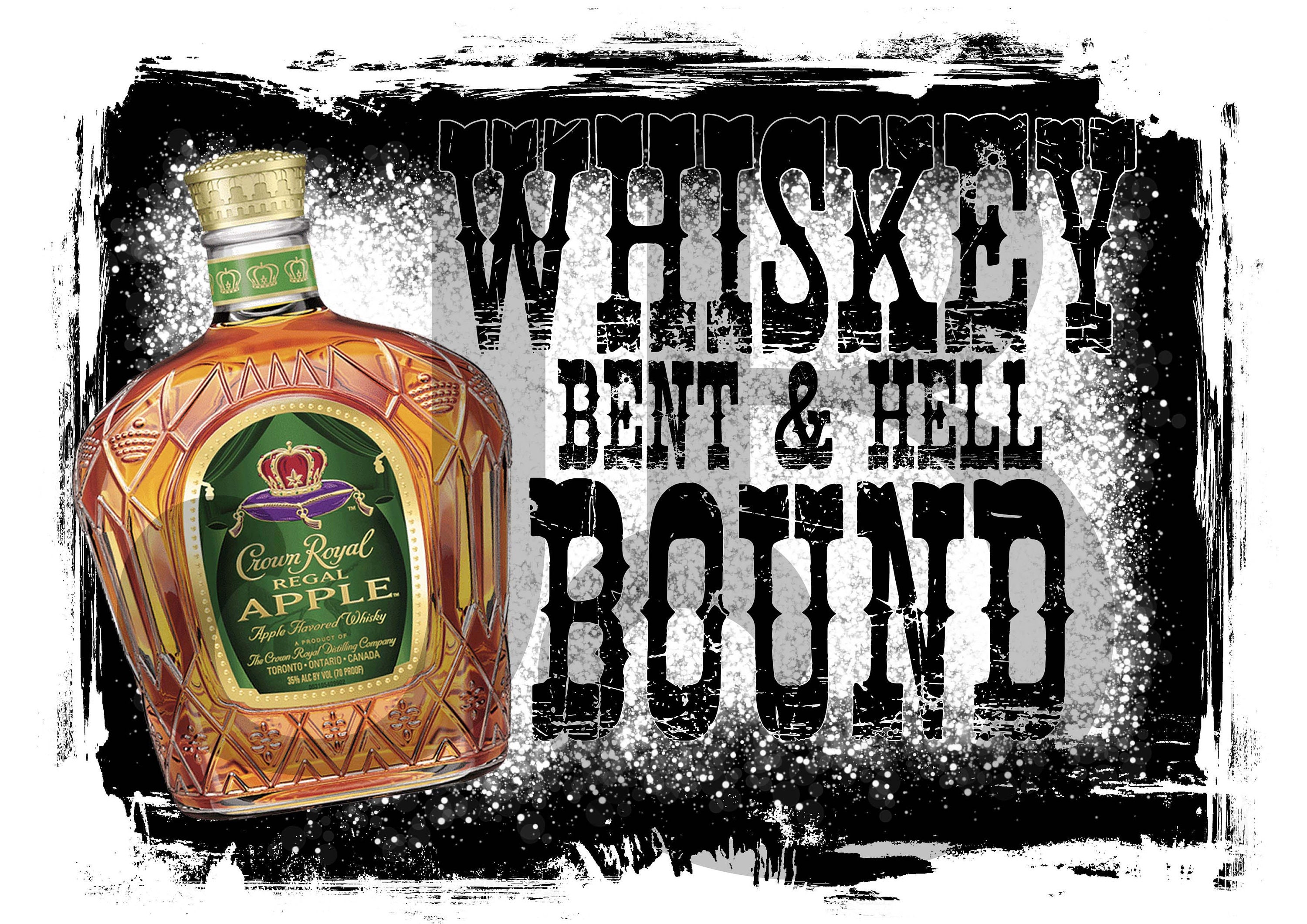 Whiskey Bent Apple Crown Etsy