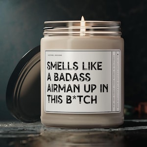Air Force Graduation Gift, Basic Military Training Graduation Ceremony Gift For Airman, New Airmen Gifts, Funny Candle For BMT Graduate