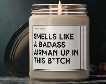 Air Force Graduation Gift, Basic Military Training Graduation Ceremony Gift For Airman, New Airmen Gifts, Funny Candle For BMT Graduate