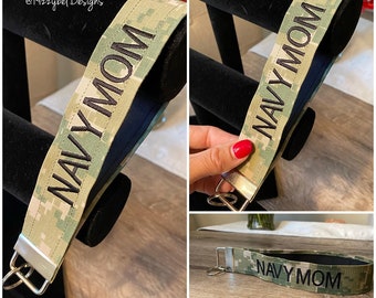 Army Wife Red Friday Support Navy Mom USMC Mom Personalized Military Keychain Deployment Gifts USAF Girlfriend Military Accessories