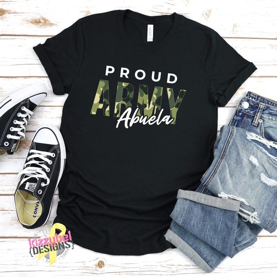 Proud Army Abuela Shirt Cadeau voor 