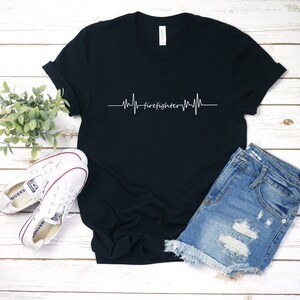 Proud Firefighter Mom Shirt, T-Shirts For Firefighter Girlfriend, Gift Idea Firefighter Wife, Firefighter Apparel, First Responder Shirts