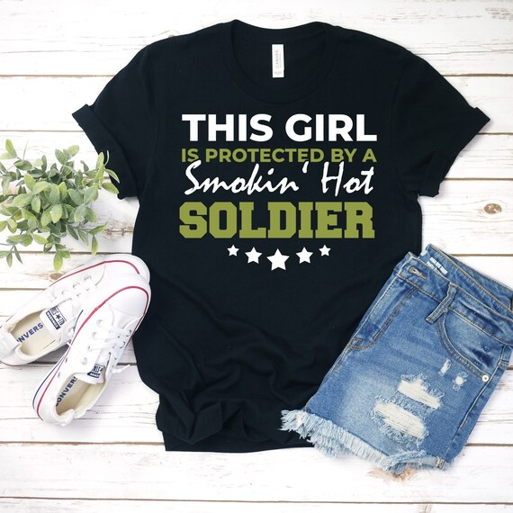 Funny Army Wife Shirt Gift for Army 