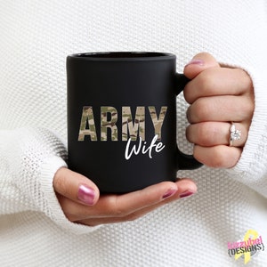 Army Wife Mug, Army OCP, Army Wife, Army Wife Gifts, Army Wife Coffee Mugs, Cute Army Wife Gifts, Camouflage Army, Army Wife Gift Ideas