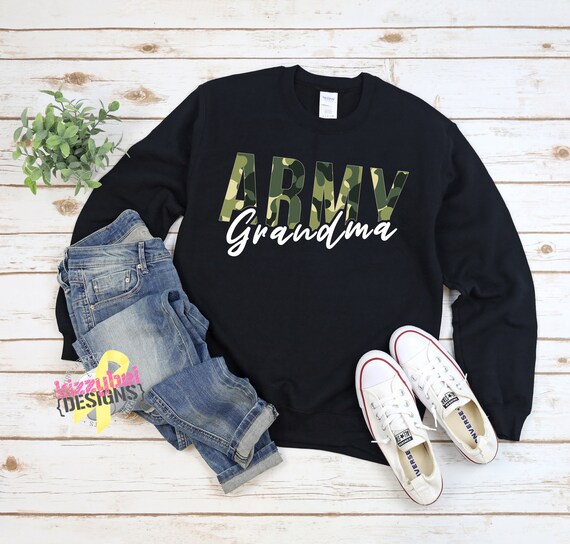 Army grandma best sale sweatshirt