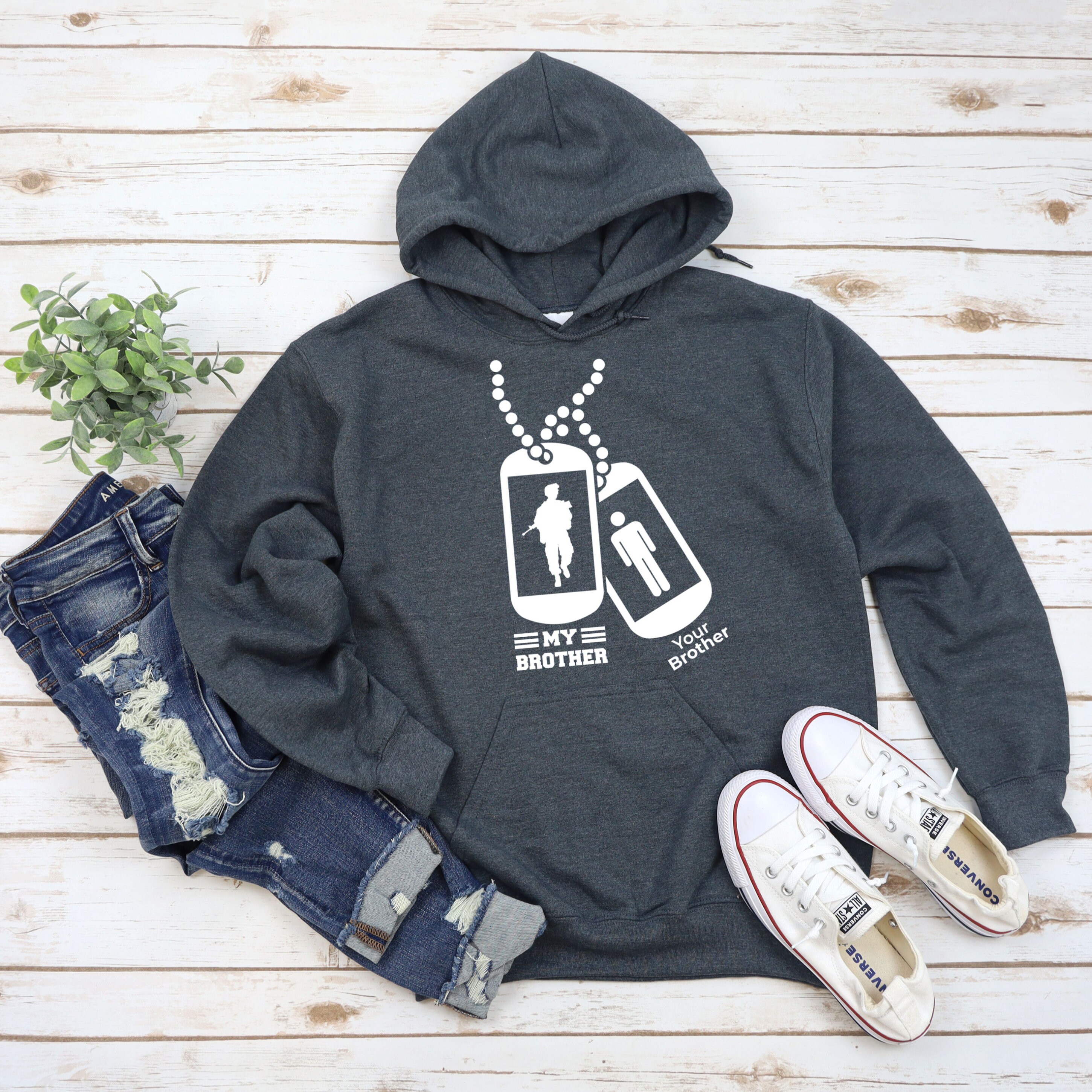 Your Brother My Brother Hoodie Army Sister Marine Corps Sister