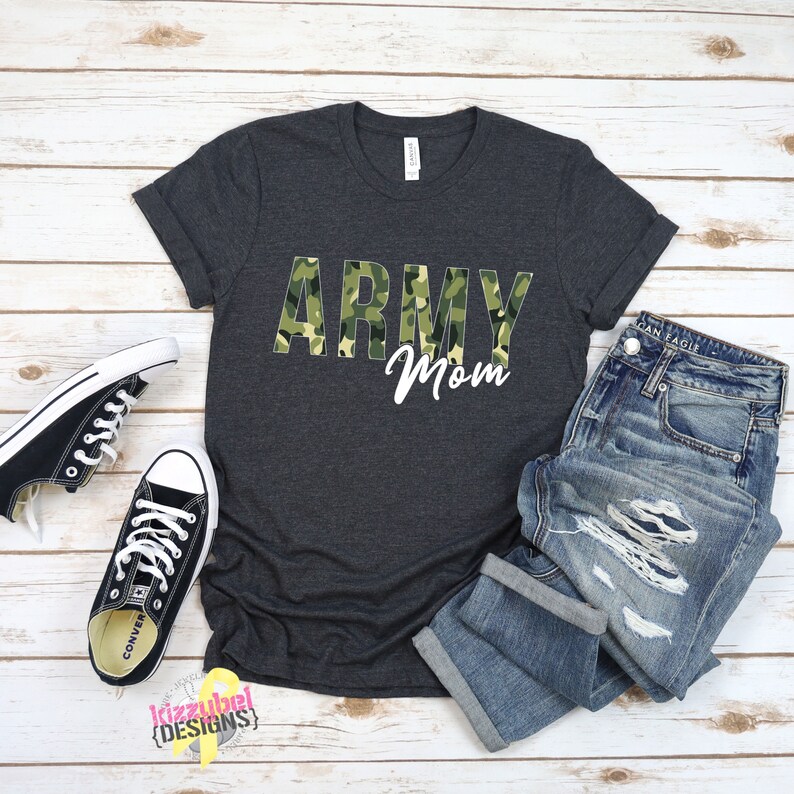 Army Mom T-shirt Graduation Outfit for Army Moms Army | Etsy