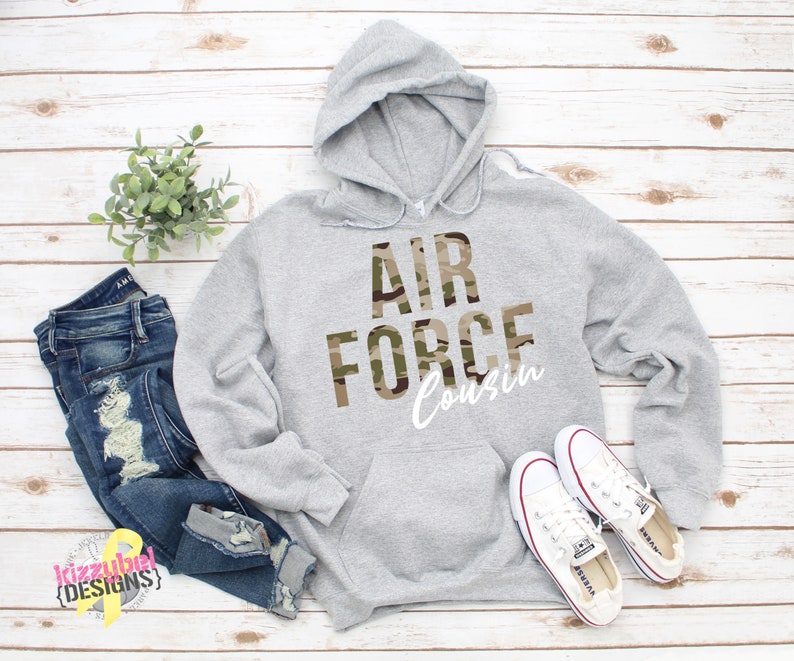 Air Force Brother Sweatshirt, Gift For Airforce Brother, USAF Brother Hoodie, Deployment Gift, Homecoming, Long Distance, Graduation Outfit image 4