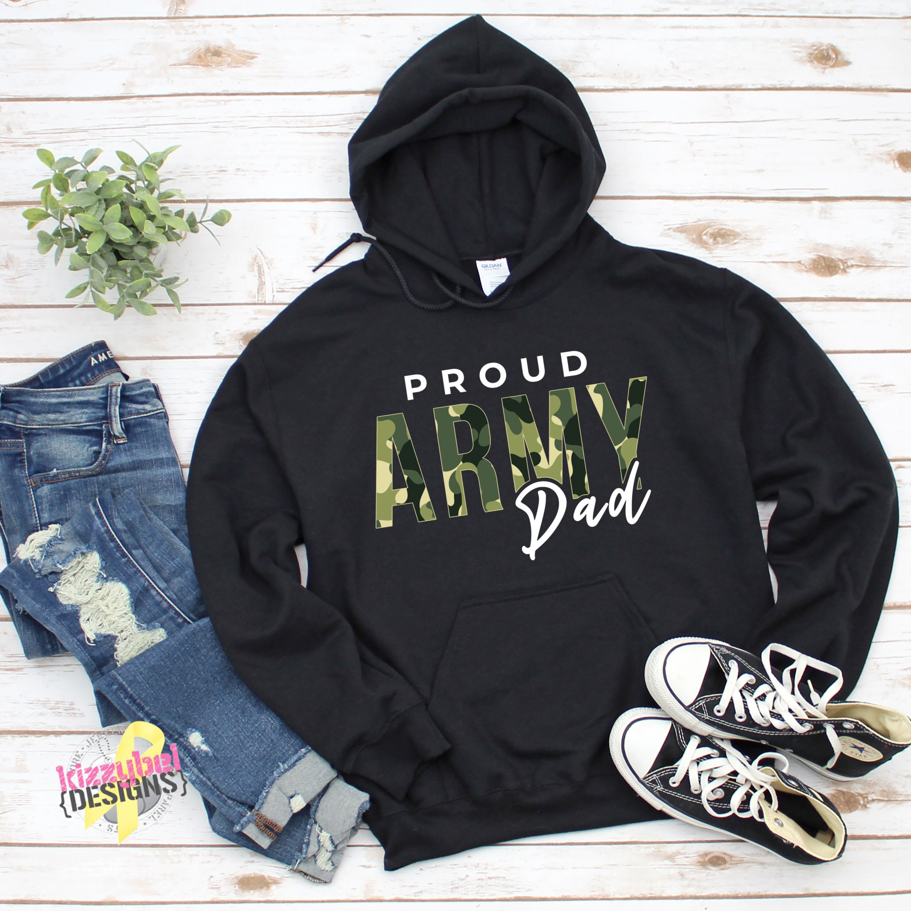 Proud Army Dad Sweatshirt Gifts for US Army Dad Father s Day