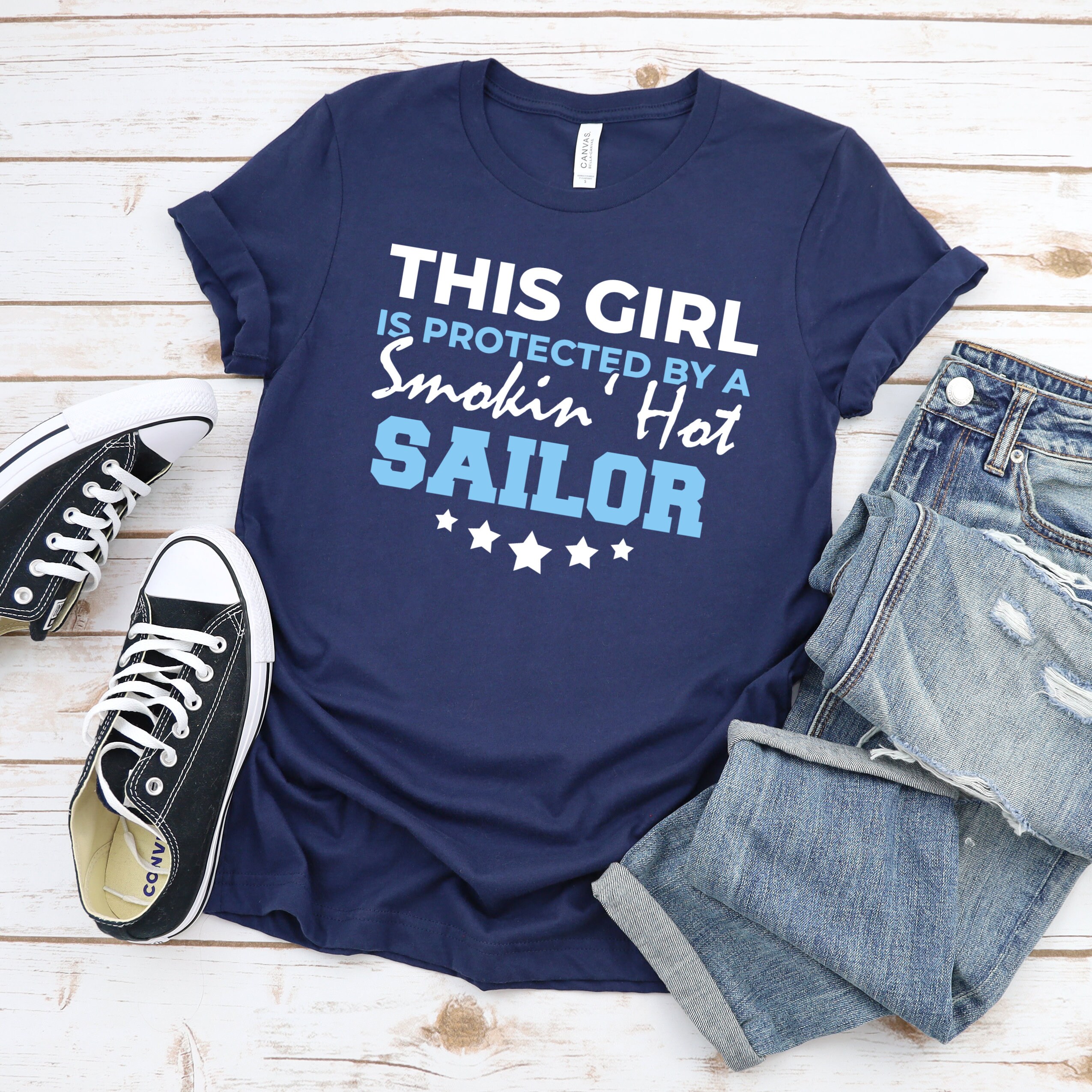 Navy Wife Shirt Navy Girlfriend Gifts Funny Deployment Gift - Etsy