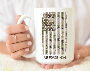 Air Force Mom Mug - Air Force Mom Gift - Airforce Mom Coffee Mugs - Air Force Cup - Cute Gifts For USAF Mom - Air Force Mom Birthday Gift