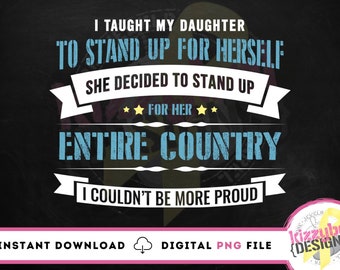 Digital Military Dad PNG File, Proud Military Mom, Digital Download, Army, Navy, Air Force, Marines, Digital Clipart, Sublimation Png, DTG