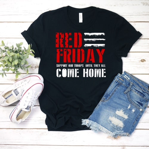 Red Friday T-shirts Military Deployment 