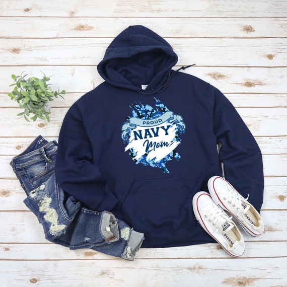 Navy mom sweatshirt cheap