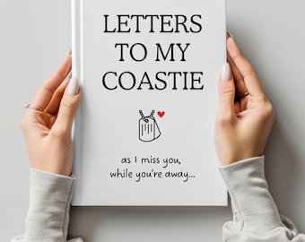 Brieven aan mijn Coastie-dagboek, notitieboekje kustwachtvrouw, militaire aandenken, implementatiecadeau vriendin, USCG-dagboek, lange-afstandsdagboek