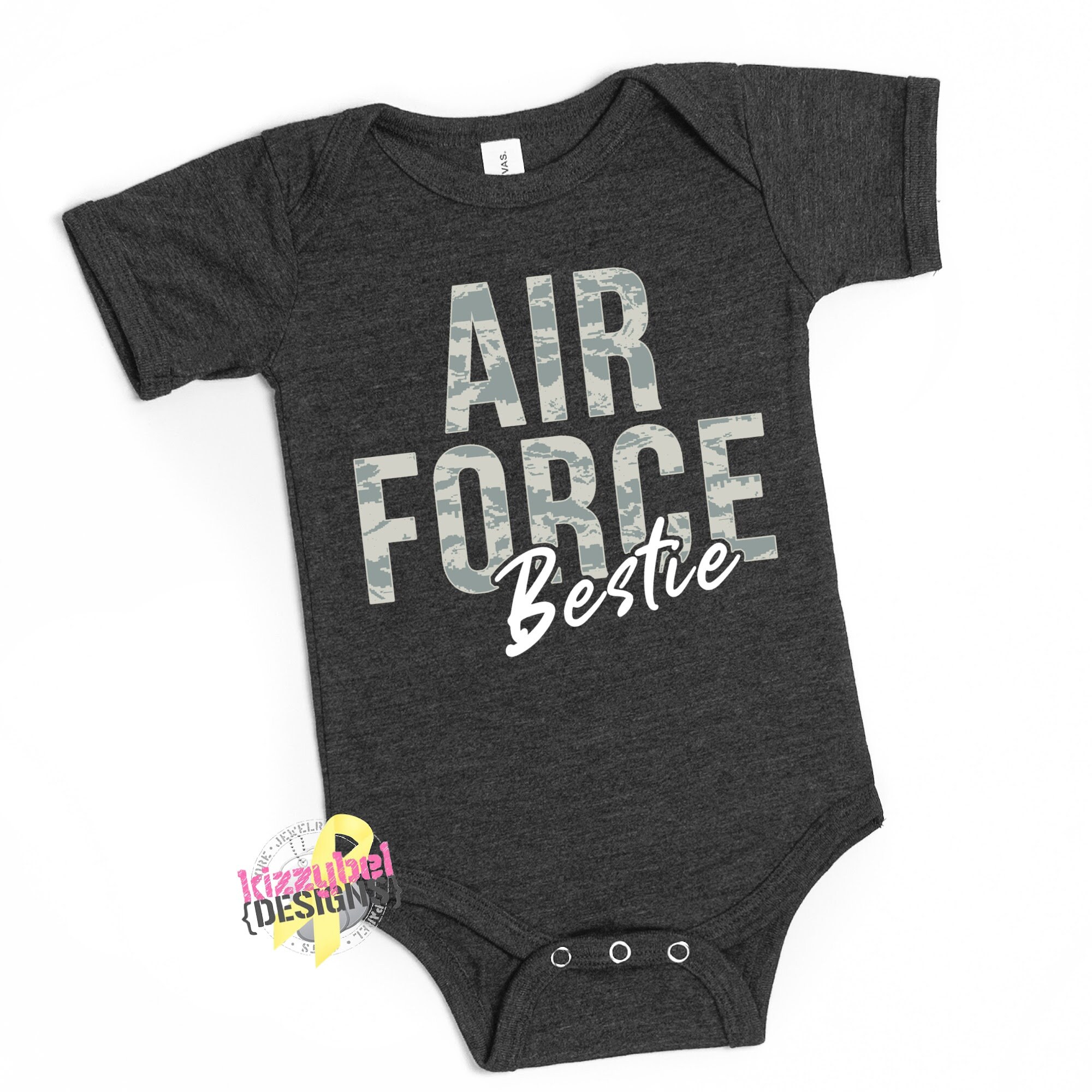 Air Force Bestie Baby Bodysuit Newborn 