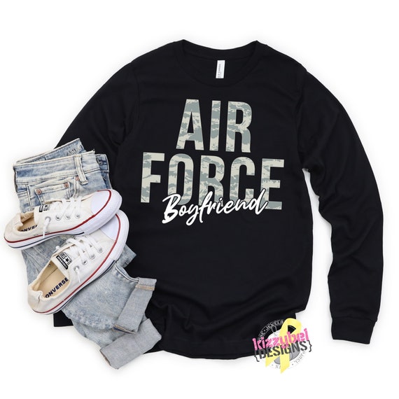 Air Force Boyfriend Long Sleeve Shirt 
