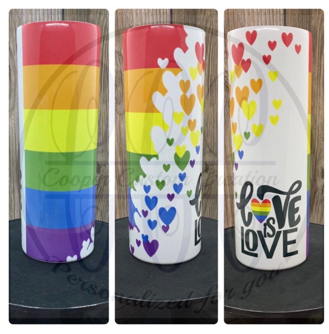 Love is love Tumbler / pride tumbler / LGBTQ tumbler / Etsy