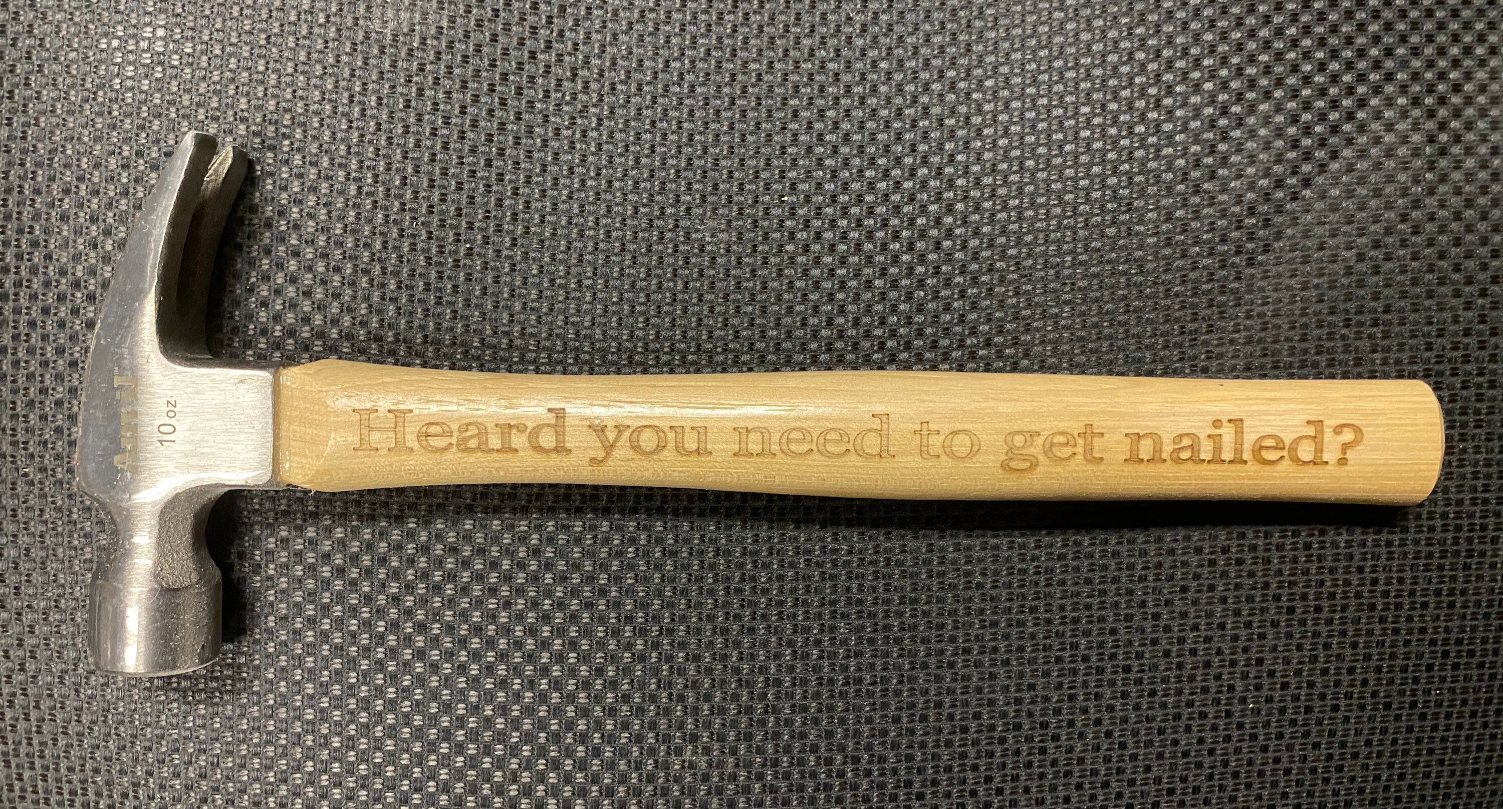 Engraved hammer / Pun hammer / funny saying hammer / Fathers Etsy