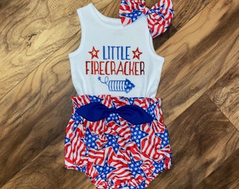 4th of July Bloomer Set Memorial Day Bloomer Set