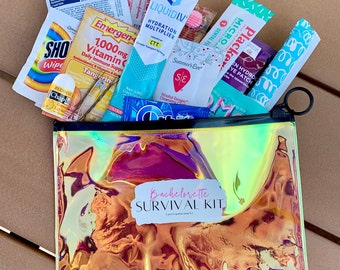 Deluxe Bachelorette Survival Kit | Hangover Kit | Weekend Survival | Bridesmaid Kit | Bachelorette Gift