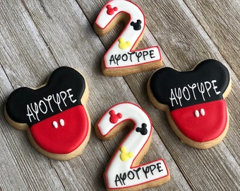 Theme Cookies, Custom Cookies (12 Cookies)