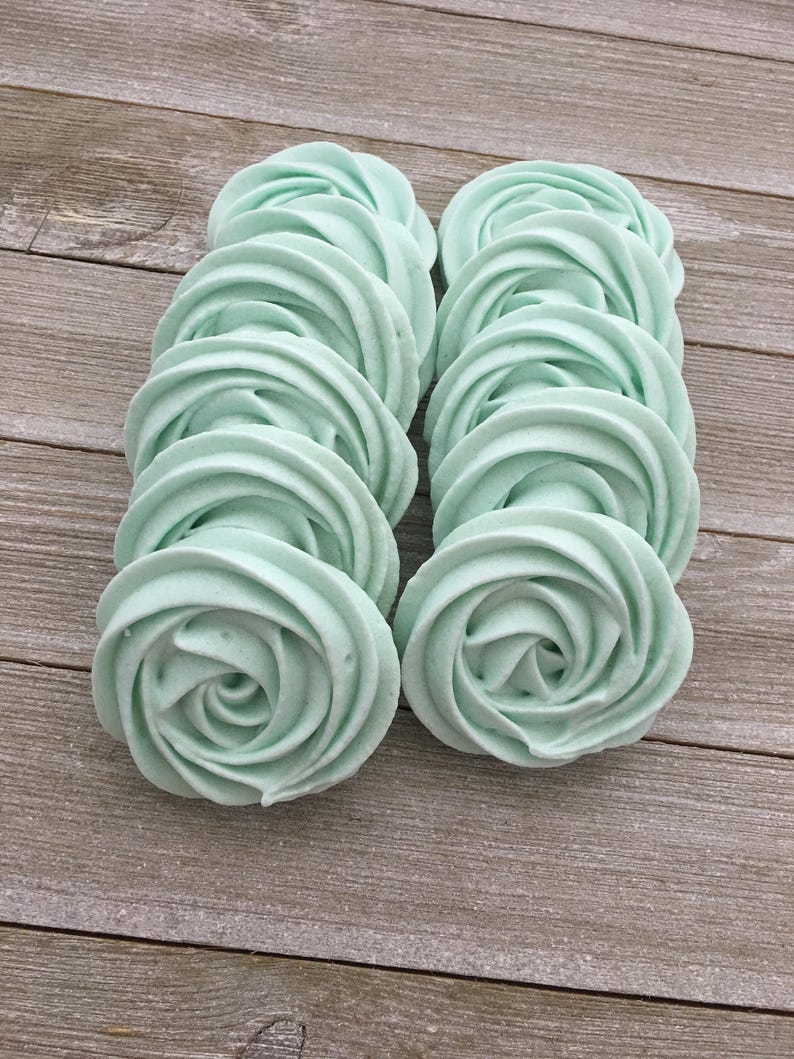 Meringue Cookies French Meringue Cookies Rose Meringue Etsy