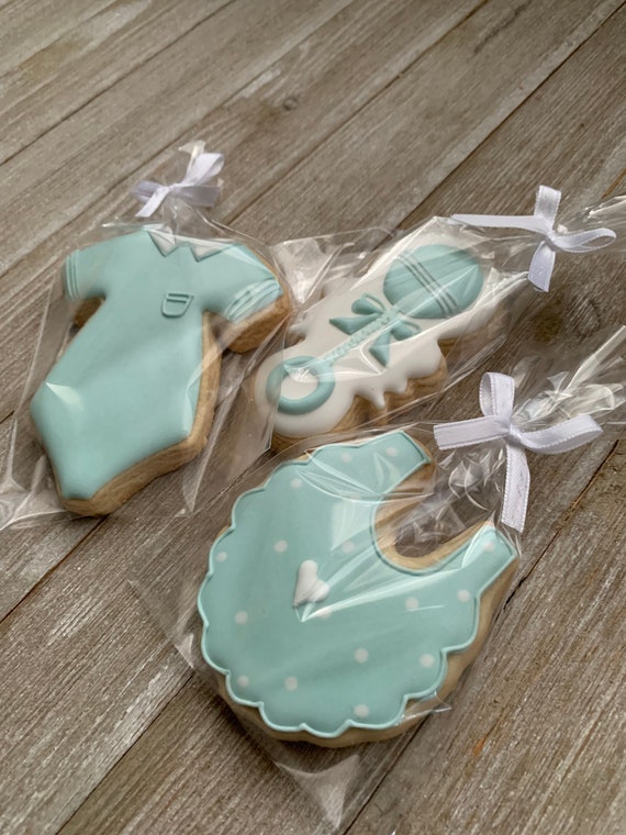 Baby Shower Cookies, Baby Clothes Cookies, Gender Reveal, Baby