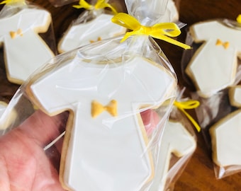 Baby Shower Cookies, Boy Clothes Cookies, Baby Dress Cookies, Icing Cookies, Baby boy cookies