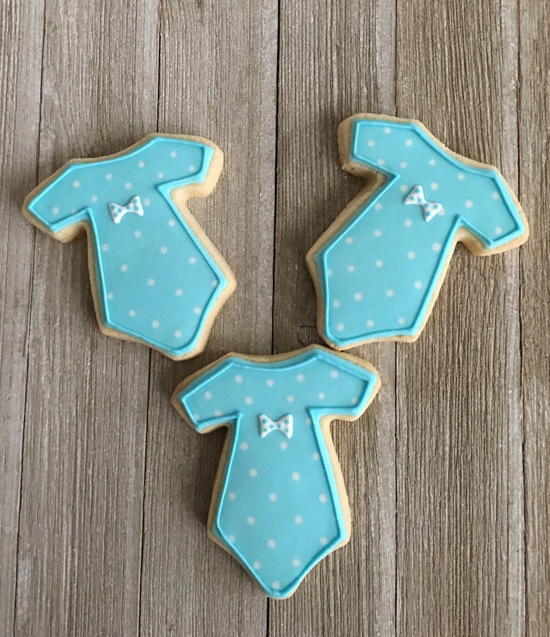 Baby Shower Cookies Boy Clothes Cookies Baby Dress Cookies Etsy