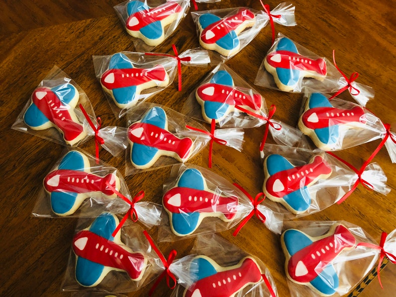 Plane Cookies Baby Shower Cookies Airplane Icing Cookies - Etsy