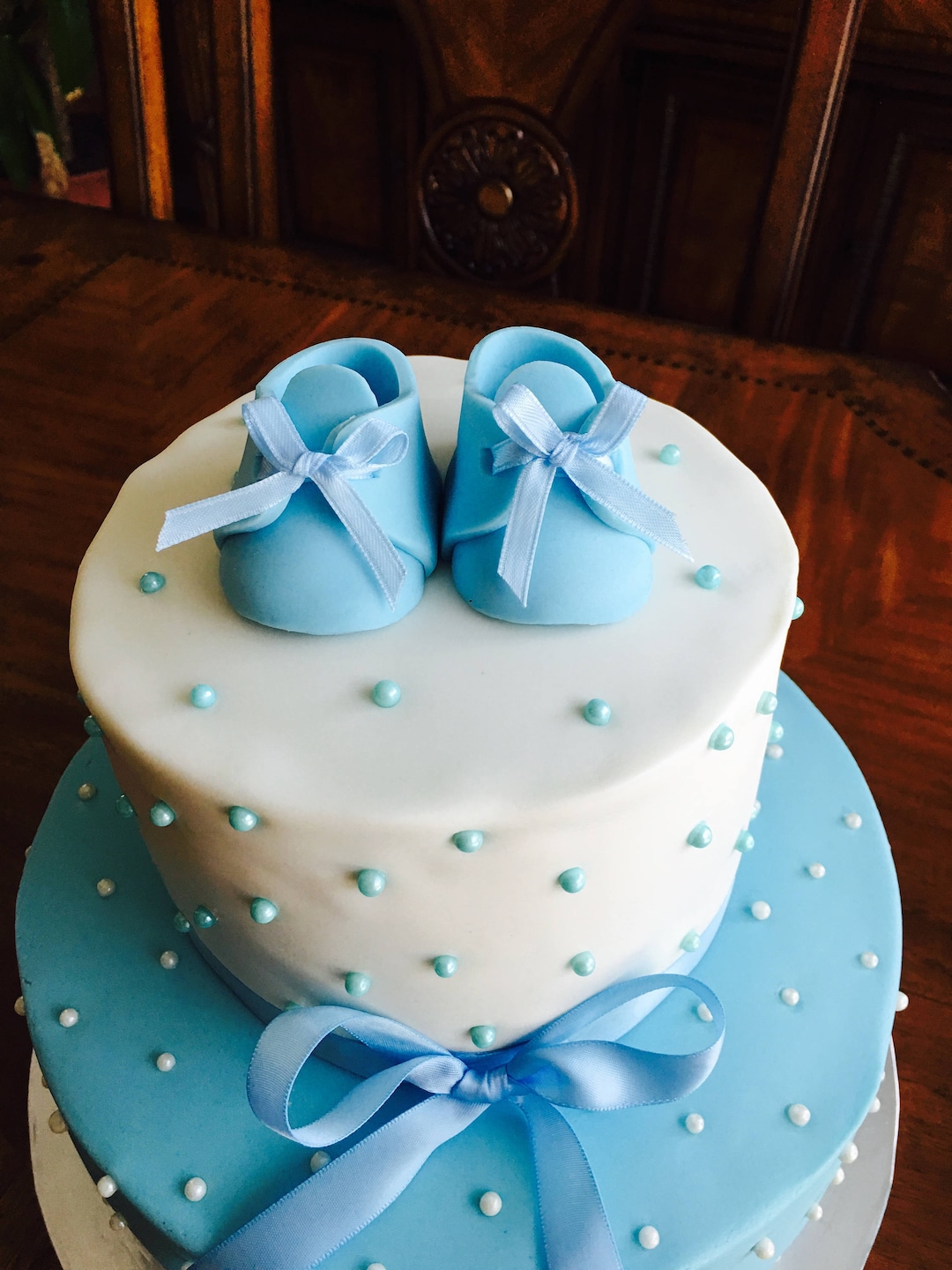 Fondant Shoes Cake Topper for Baby Girl, Fondant Shoes, Fondant Tapper