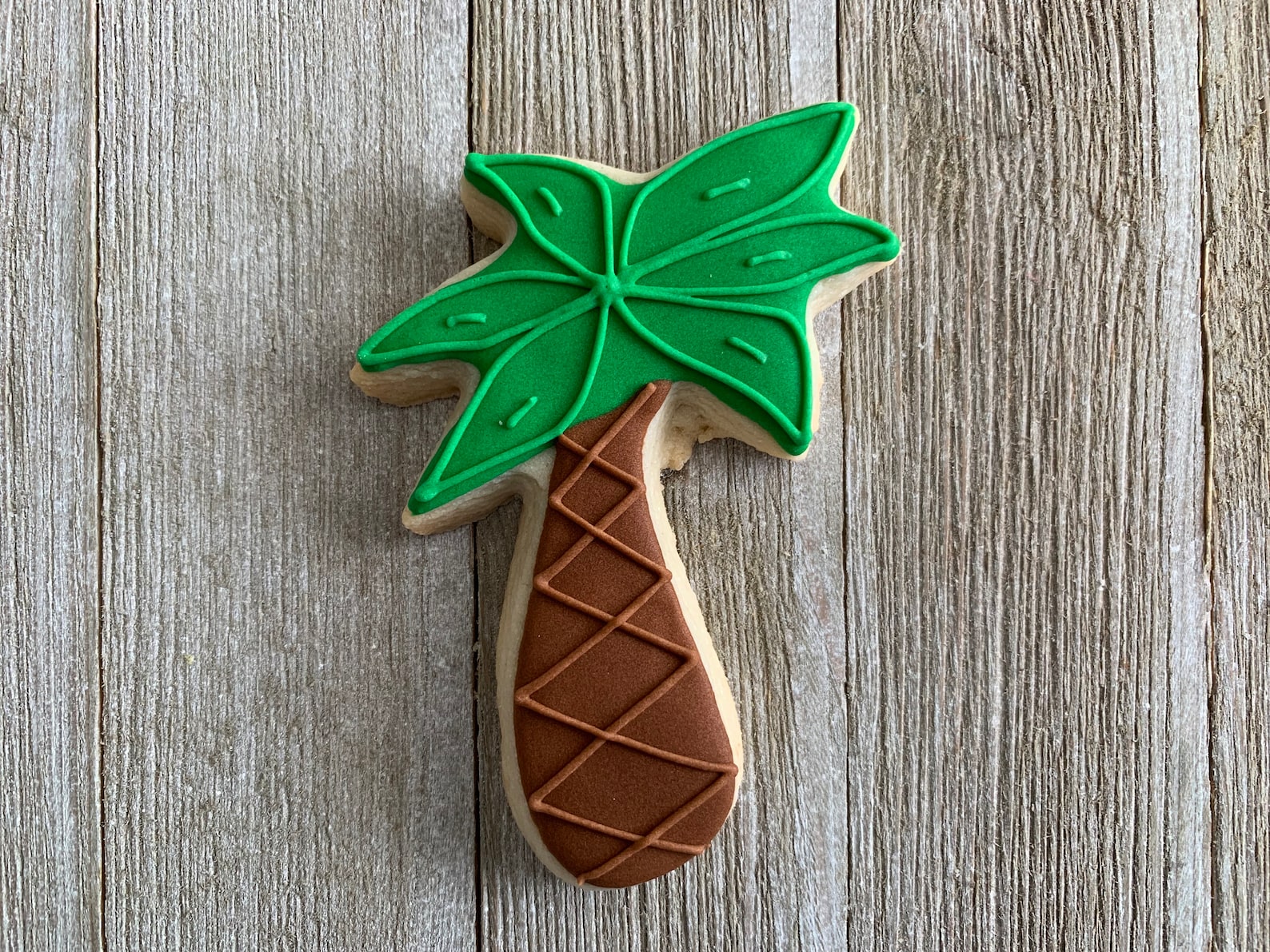 Palm Tree Cookies Plant Cookies Birthday Cookies Sugar Etsy